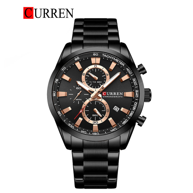 CURREN Stainless Steel Watch For Men With Box US Arabia
