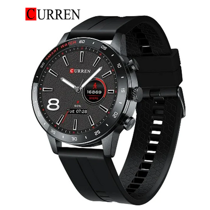 CURREN Original Brand Rubber Straps Wrist Smart Watch For Men & Women With Brand (Box & Bag)-6001 US Arabia