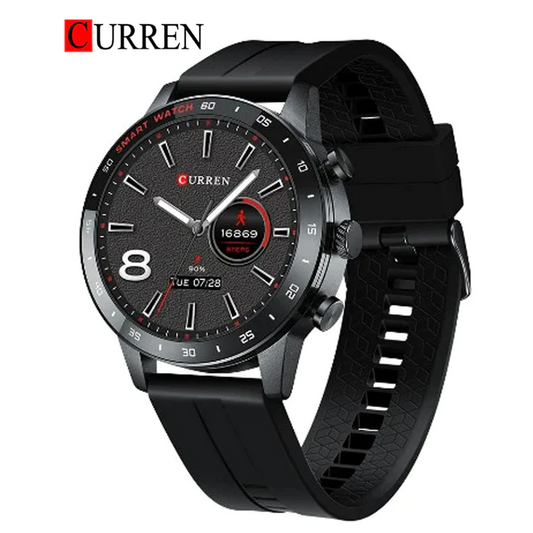 CURREN Original Brand Rubber Straps Wrist Smart Watch For Men & Women With Brand (Box & Bag)-6001 US Arabia